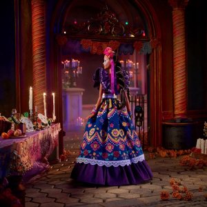 Lalka Barbie Mattel kolekcjonerska Dia De Muertos 2022 HBY09 + Signature DIA DE MUERTOS 2022 ken HBY10 4