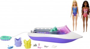 Mattel Zestaw filmowy 2 lalki + łódź HHG60 1