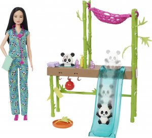 Lalka Barbie Mattel Opieka nad pandami Zestaw z lalką (HKT77) 1