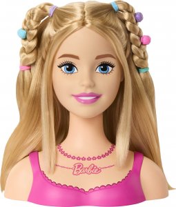 Lalka Barbie Mattel Głowa do stylizacji i akcesoria blond HMD88 3