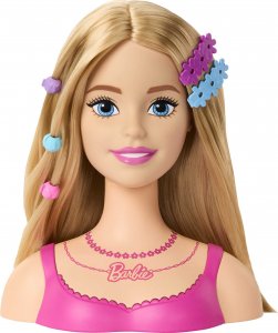 Lalka Barbie Mattel Głowa do stylizacji i akcesoria blond HMD88 4