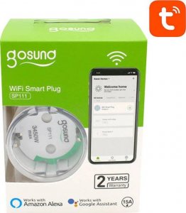Gosund Inteligentne gniazdko WiFi SP111 3680W 16A, Tuya 4-pak 4