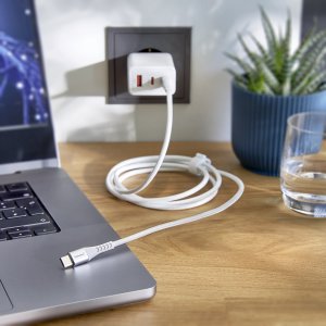 Kabel USB Intenso USB-C - USB-C 1.5 m Biały (7901002) 2