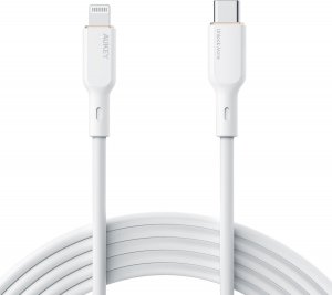 Kabel USB Aukey USB-C - Lightning 1.8 m Biały (CB-SCL2) 1