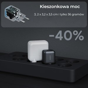 Ładowarka Aukey Omnia II Mini 1x USB-A 2 A (PA-B1T) 5