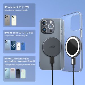 Ładowarka Aukey LC-MC10 Indukcyjna 1x USB-C (LC-MC10) 9