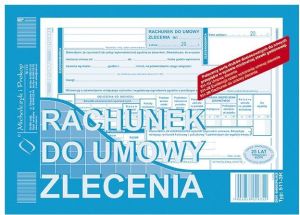 Michalczyk & Prokop Rachunek do umowy zlecenia A5 1+1 511-3R 1