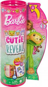 Lalka Barbie Mattel Cutie Reveal Piesek-Żaba Seria Kostiumy Zwierzaczki HRK24 2