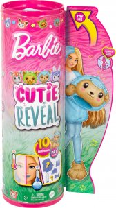 Lalka Barbie Mattel Cutie Reveal Miś-Delfin Seria Kostiumy Zwierzaczki HRK25 2