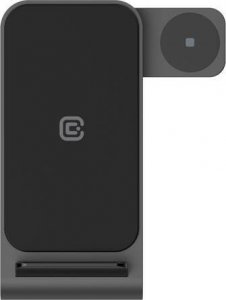 Ładowarka Crong Ładowarka bezprzewodowa 3w1 do iPhone, Samsung & Android, Galaxy Watch i słuchawek TWS 6
