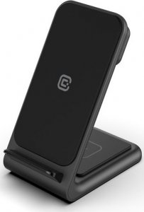 Ładowarka Crong Ładowarka bezprzewodowa 3w1 do iPhone, Samsung & Android, Galaxy Watch i słuchawek TWS 8