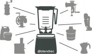 Blender kielichowy BlendTec Blender Blendtec Total Home czarny 3