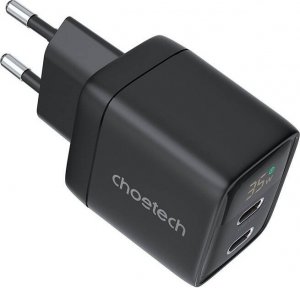 Ładowarka Choetech Ładowarka sieciowa GAN USB-C-USB-C Choetech PD6051 (czarna) 2