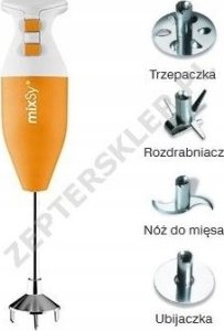 Blender MixSy MixSy solo Wielofunkcyjny ręczny blender lub mikser bez dodatków Zepter - 1 szt 3