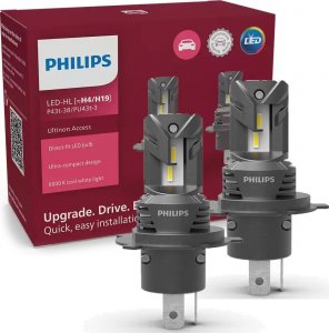 Philips Żarówki samochodowe LED H4/H19 Ultinon Access 6000K 2 szt. 1