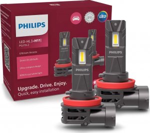 Philips PHILIPS ŻARÓWKI LED H11 ULTINON ACCESS 6000K ŁATWY MONTAŻ PLUG&PLAY 2SZT 1
