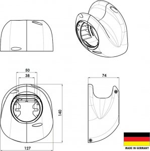 Go-e Uchwyt na kabel (CH-002-08-01) 4