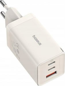 Ładowarka Baseus DZ-EU KA Baseus GaN5 Ultra Fast Charger 2C+U 65W EU Set Stellar White (Include：Baseus Xiaobai series fast charging Cable Type-C to Type-C 100W(20V/5A) 1m Stellar White） 3