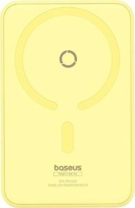 Powerbank Baseus OS-Baseus MagPro Magnetic Bracket Wireless Fast-Charging Power Bank 5000mAh 20W Lemon Yellow (with Simply Series Charging Cable Type-C to Type-C (20V/3A) 30cm White) 3