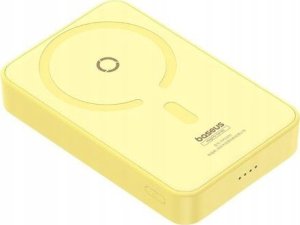 Powerbank Baseus OS-Baseus MagPro Magnetic Bracket Wireless Fast-Charging Power Bank 5000mAh 20W Lemon Yellow (with Simply Series Charging Cable Type-C to Type-C (20V/3A) 30cm White) 4