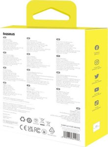 Powerbank Baseus OS-Baseus Magnetic Mini Air Wireless Fast Charge Power Bank 6000mAh 20W Cluster Black（With Simple Series Charging Cable Type-C to Type-C (20V/3A) 30cm Black) 11