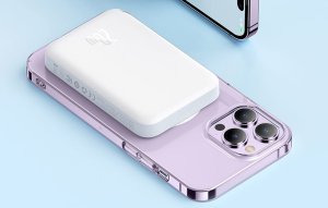 Powerbank Baseus OS-Baseus Magnetic Mini Air Wireless Fast Charge Power Bank 6000mAh 20W Cluster Black（With Simple Series Charging Cable Type-C to Type-C (20V/3A) 30cm Black) 15