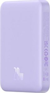 Powerbank Baseus OS-Baseus Magnetic Mini Air Wireless Fast Charge Power Bank 10000mAh 20W Nebula Purple（With Simple Charging Cable Type-C to Type-C (20V/3A) 30cm White) 4