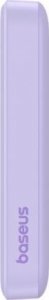 Powerbank Baseus OS-Baseus Magnetic Mini Air Wireless Fast Charge Power Bank 10000mAh 20W Nebula Purple（With Simple Charging Cable Type-C to Type-C (20V/3A) 30cm White) 6