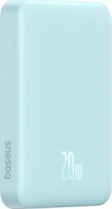 Powerbank Baseus OS-Baseus Magnetic Mini Air Wireless Fast Charge Power Bank 10000mAh 20W Galaxy Blue（With Simple Charging Cable Type-C to Type-C (20V/3A) 30cm White) 1