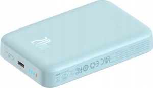 Powerbank Baseus OS-Baseus Magnetic Mini Air Wireless Fast Charge Power Bank 10000mAh 20W Galaxy Blue（With Simple Charging Cable Type-C to Type-C (20V/3A) 30cm White) 12