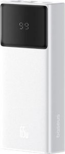Powerbank Baseus OS-Baseus Star-Lord Digital Display Fast Charging Power Bank 20000mAh 65W Moon White（With Simple Series Charging Cable USB to Type-C 3A 0.3m White） 1