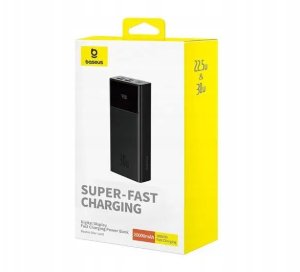 Powerbank Baseus OS-Baseus Star-Lord Digital Display Fast Charging Power Bank 20000mAh 30W Cluster Black（With Simple Series Charging Cable USB to Type-C 3A 0.3m Black） 4