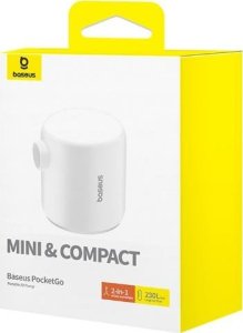 Baseus Baseus PocketGo Portable Air Pump Stellar White 4
