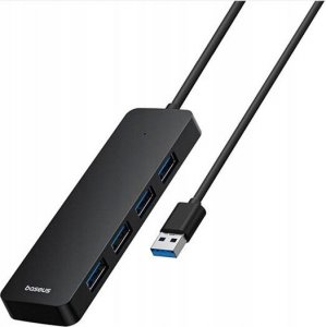 HUB USB Baseus Baseus UltraJoy Series 4-Port HUB Lite 50cm Cluster Black（USBA to USB3.0*4） 1
