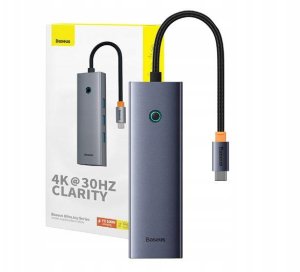 Stacja/replikator Baseus UltraJoy 6w1 USB-C (B00052802811-00) 2