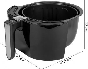 Maltec Misa Do Frytkownica Beztłuszczowa Air Fryer 1400W 4,3l 2