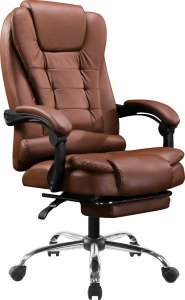 Krzesło biurowe ASL SL-11 Brązowe 2