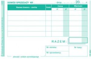 Michalczyk & Prokop DowĂłd sprzedaĹĽy A7 Typ 260-9 2