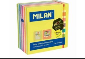 Milan Karteczki neon 76x76mm 1