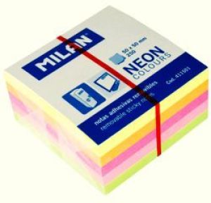 Milan Karteczki samoprzylepne 50x50 Neon 1