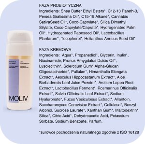 MOLIV Anti-Aging Krem do twarzy z żywymi probiotykami 30ml 4