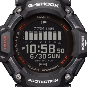 Zegarek G-SHOCK Smartwatch męski Casio GBD-H2000-1AER czarny pasek 5
