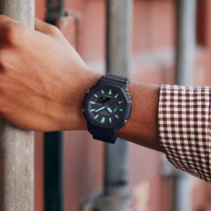 Zegarek G-SHOCK Casio G-Shock GA-2100RC-1AER 200m czarny 6