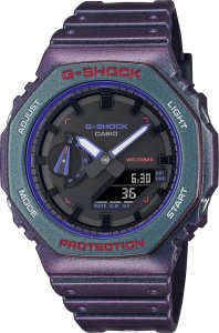 Zegarek G-SHOCK Casio G-Shock GA-2100AH-6AER 200m fioletowy 1