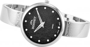 Zegarek Bisset Zegarek damski Bisset BSBF20SIBX03BX CYRKONIE srebrny 5