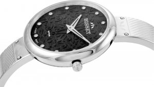 Zegarek Bisset Zegarek damski Bisset BSBF20SIBX03BX CYRKONIE srebrny 6