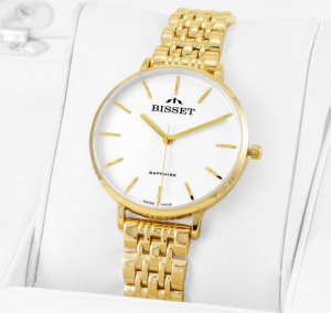 Zegarek Bisset Zegarek damski Bisset BSBF32GIWX03BX złoty 6