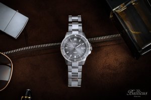 Zegarek Balticus Zegarek męski Balticus BLT-BTMFGRE srebrny 8