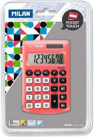 Kalkulator Milan Kalkulator kieszonkowy Pocket Touch 150908RBL czerwony 1