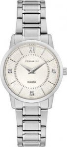 Zegarek Caravelle Zegarek damski Caravelle 43P111 srebrny 1